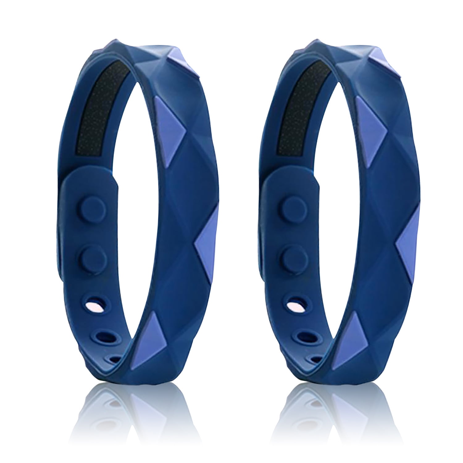2 pieces Wristband Silicone Power Energy Bracelet Balance Sport band Size  MEDIUM | eBay