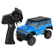 Aozowin 2.4G 1/18 Rocks Crawler 4WD 20km/h All Terrain Off-Road Truck with LED Lights,Christmas Gifts for Kids