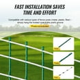 thumbnail image 5 of VEVOR Electric Fence Tape, 1640Ft 500M Polytape Fencing Hot Wire, 3/4" Width 6 Stainless Steel Strands for Reliable Conductivity, UV & Rust Resistance, Portable Polywire for Horse Cattle Livestock, 5 of 9