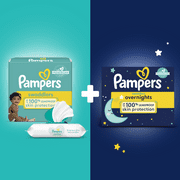 Pampers Swaddlers Disposable Soft and Absorbent, Baby Diapers Size 2, 124 Count