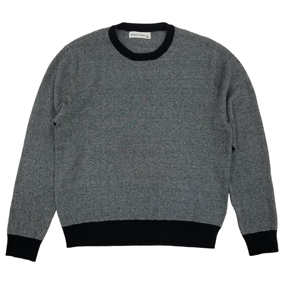 Mutual Weave Mens Black Ivory Pullover Sweater XX-Large