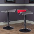 thumbnail image 3 of Winsome Tarah 2pc Set Air Lift Adjustable Stool, Black/Gray, 3 of 9