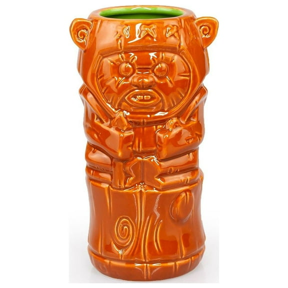 Geeki Tikis Star Wars Wicket Ewok Mug | Crafted Ceramic | Holds 14 Ounces
