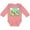 Mauve, variant on Inktastic I'm Two Farm Animals Wearing Birthday Party Hats Boys or Girls Long Sleeve Baby Bodysuit