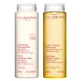 thumbnail image 1 of Paquete de leche limpiadora y loción tonificante Clarins Velvet, 1 of 6