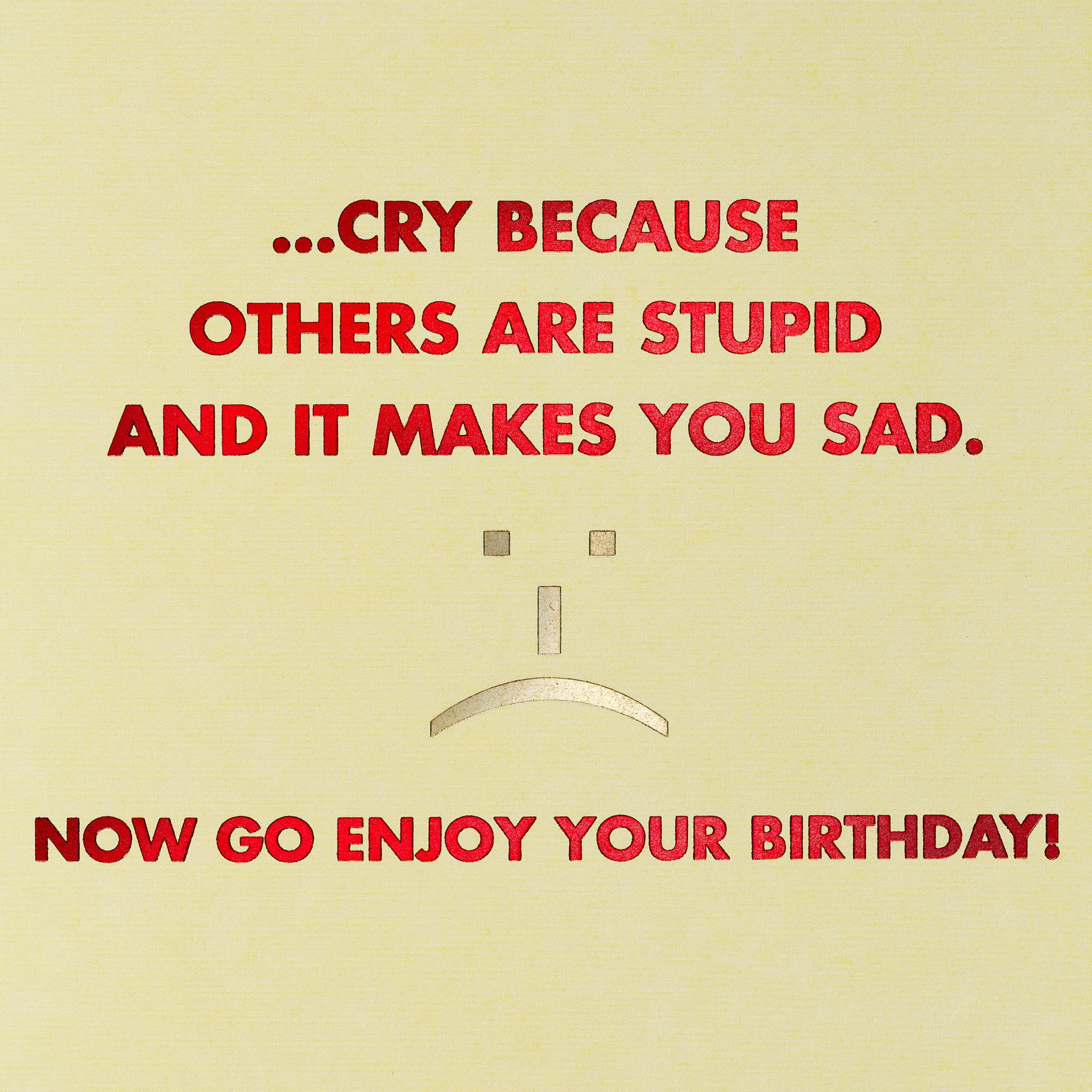 American Greetings Funny Birthday Card for Adults, The Big Bang Theory Sheldon Cooper Sarcasm, Includes Envelope