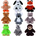 thumbnail image 2 of Genuino Ty Beanie ojos grandes Animal pato zorro mono gato Kara peluche suave Animal juguetes niños regalo de Navidad 15cm, 2 of 5