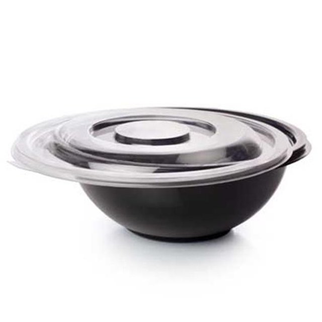 Fineline Settings 5080-FL Bol de Service Transparent 80 oz. Couvercle Plat pour Animaux
