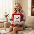 thumbnail image 5 of Fun Expression Mahjong Pillow Red Middle Fortune (Cai) - 11x15 Inch, Cute Cartoon Design, Soft Plush Material - For Home Decor, Sofa Cushion, Bed Pillow, Office Napping, Gifting, 5 of 5