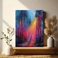 thumbnail image 6 of Winter Village Snow Road Canvas Print, Festive Seasonal Wall Decor for Living Room, Bedroom, Dining Room & Cafe, 6 of 8