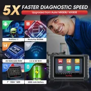 2026 Autel Scaner MX808S Car Diagnostic Scan Tool, Bidirectional Tool Same as MK808S, All System Diagnoses, Active Tests, 28+ Services FCA AutoAuth