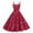 Wine, variant on LWavelet 2026 Valentine's Satin Off-shoulder Dress, Women's Love Heart Rose Print Flowy A Line Trendy Sundresses Wine L