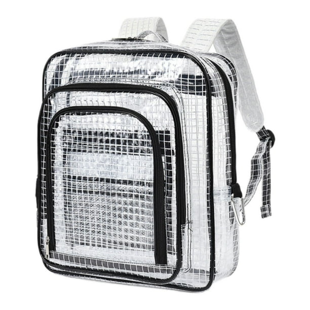 Bolsa de herramienta de limpieza mochila transparente de la mochila Bolsa de ingeniero transparente Día para la construcción de viajes de seguridad