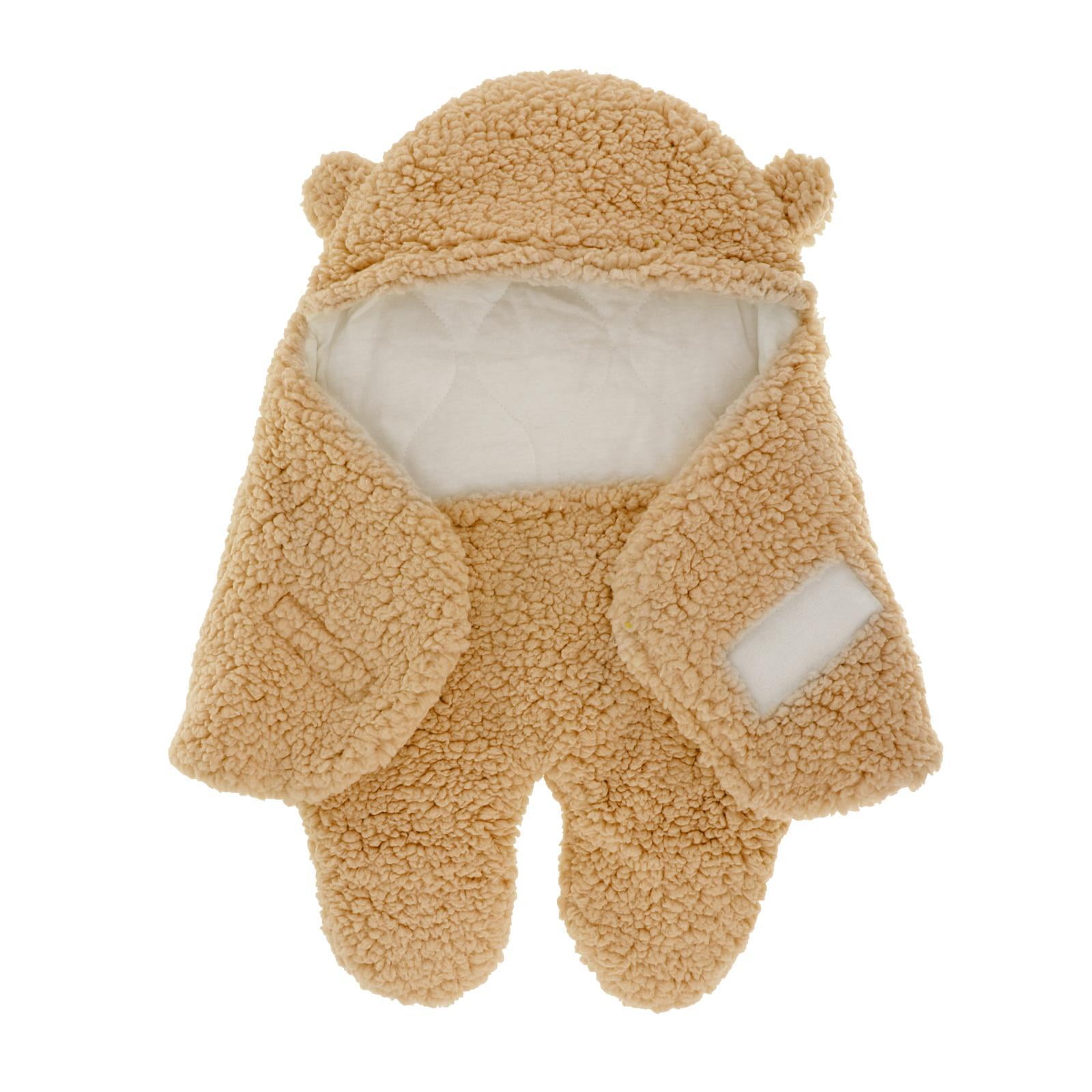 Lipstore Cute Swaddle Blanket Infant Sleeping Bag For Baby Easy Adjustable L Brown Other