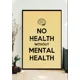 thumbnail image 3 of Decoración de pared con dibujos animados de cafetería popular sobre salud mental, pegatina de pared de Harajuku, decoración del hogar, pintura para dormitorio, pintura en lienzo, 3 of 5