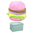 thumbnail image 3 of DOLITY Shoe Changing Stool Compact Lightweight Ottoman for Doorway Bedroom Entryway Pink, 3 of 9