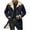 Navy, variant on Miluxas Mens Faux Leather Jacket Cozy Sherpa Fleece Lined Bomber Jackets Winter Coat Suede Faux Fur Trench Coat