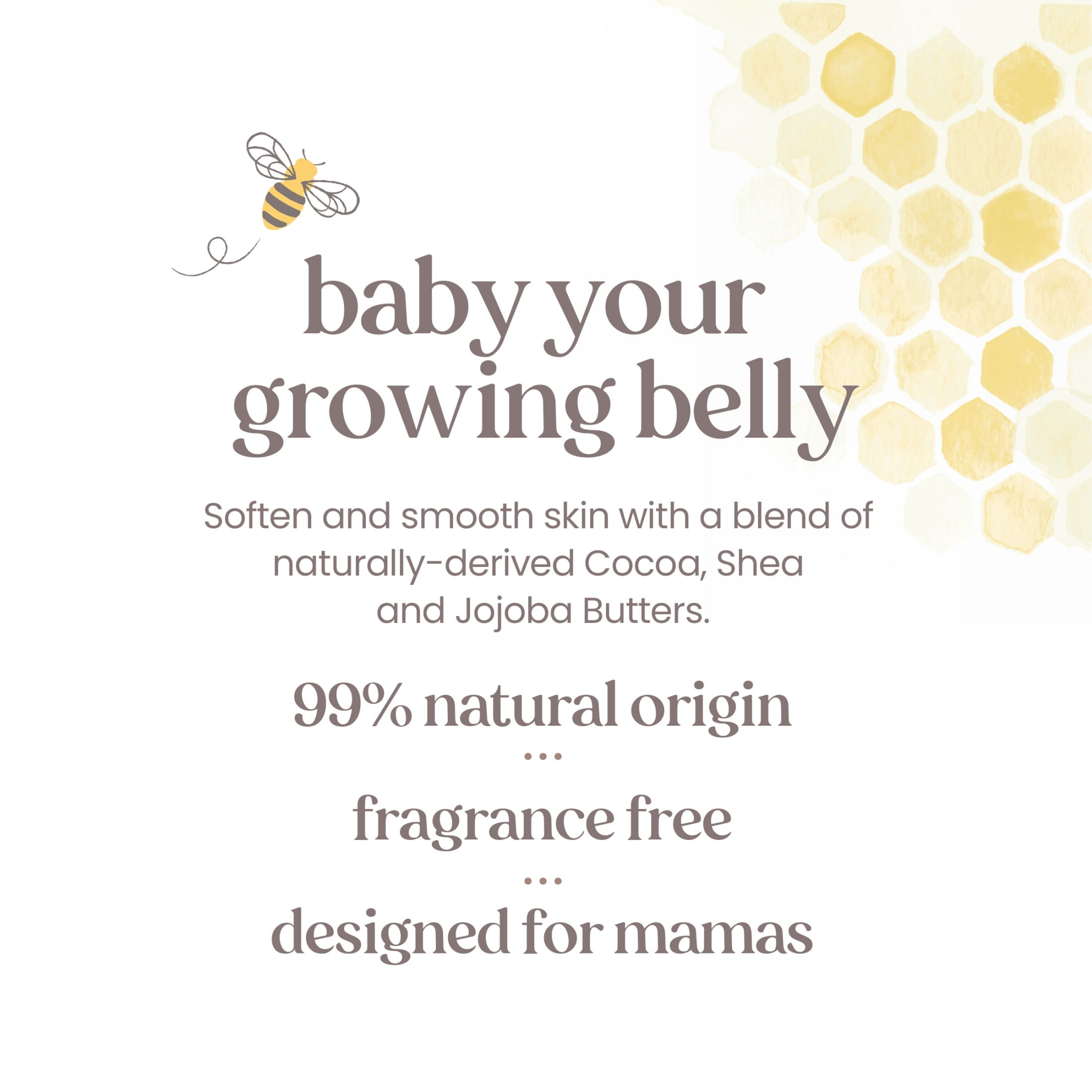 Burt's Bees Mama Belly Butter with Shea Butter and Vitamin E, 6.5 oz