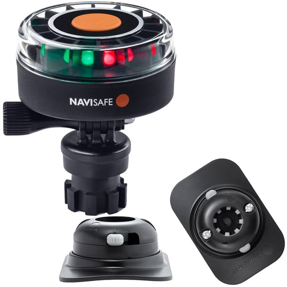 Navisafe Navilight Tricolor ligero de 2 nm con base Navimount