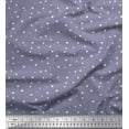 thumbnail image 1 of Soimoi Moss Georgette Fabric Snow Winter Theme Print Fabric by Yard 42 Inch Wide, 1 of 1