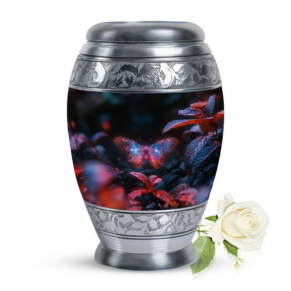 Butterfly Aura Small Urns For Human Ashes Keepsake - Cremation Urn For Adults - Mini Urns For Ashes Small - Urn For Human Ashes Adult Male (Size -3inch,1pcs)