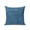 Indigo, variant on Outdoor Pillows Waterproof, Bluish Green Solid Color Bedding Throw Pillows with Insert for Couch Sofa Bed, Minimalist Vintage Linen Texture 16x16 Inch Pillowcases Decorative Patio Pillow Set of 2