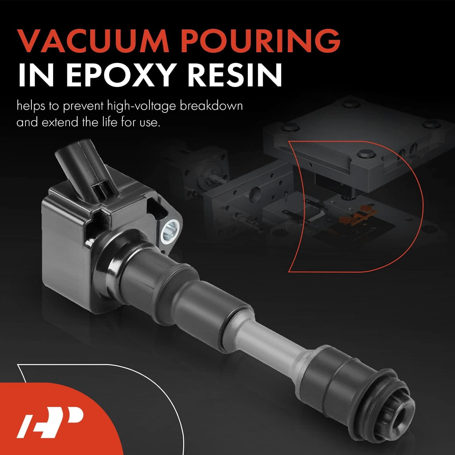 A-Premium Ignition Coil Pack Compatible with Volvo S60 2015-2020 S80 S90 V60 V90 XC40 XC60 XC70 XC90 L4 2.0L 4-PC
