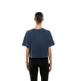thumbnail image 2 of Women's New Era Navy Dallas Cowboys Cropped Boxy Sport Classics Mineral Wash T-Shirt, 2 of 2