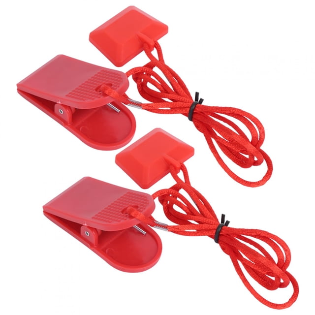 Universal 2 Uds Máquina De Correr Interruptor De Seguridad Bloqueo Llave Magnética Accesorio Universal Clip De Seguridad Cuadrado