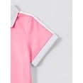 thumbnail image 5 of PureChapter Girls' Clothing Sets Short Sleeve Polo Crop Tops Slit Maxi Skirt Cotton 2 Piece Casual Girls Summer Outfits, 5 of 9
