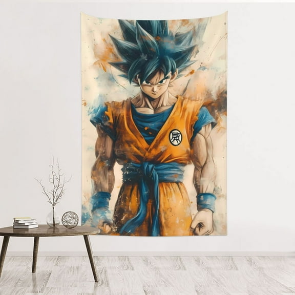 Tapestry Wall Blanket,Dragon Ball Backdrop Poster Wall Hanging Room Decor For Dormitory Bedroom (60 X 40 Inches)