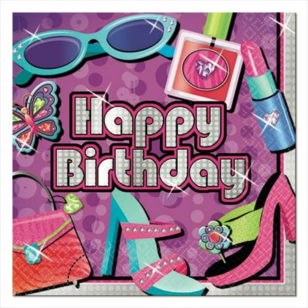 Glitzy Girl - Glitzy Girl Small Napkins (16ct)
