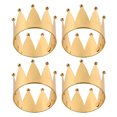 thumbnail image 3 of MasteelfCA 4Pcs Crown Napkin Rings Fashion Napkin Buckles Table Accessories (Golden), 3 of 7