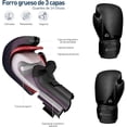 thumbnail image 5 of Kit de Máquina de Boxeo Musical y Guantes de Boxeo 14 Oz  Bluelander con Protector Bucal, Negro Mate, 5 of 5