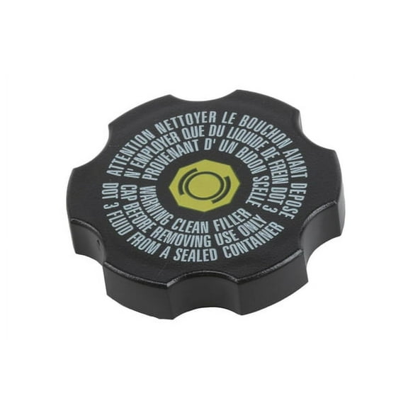 GM Genuine Parts Brake Master Cylinder Reservoir Cap, Black