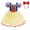 A, variant on Girls Princess Snow White Costume Halloween Christmas Party Cosplay Outfits 3-8Y