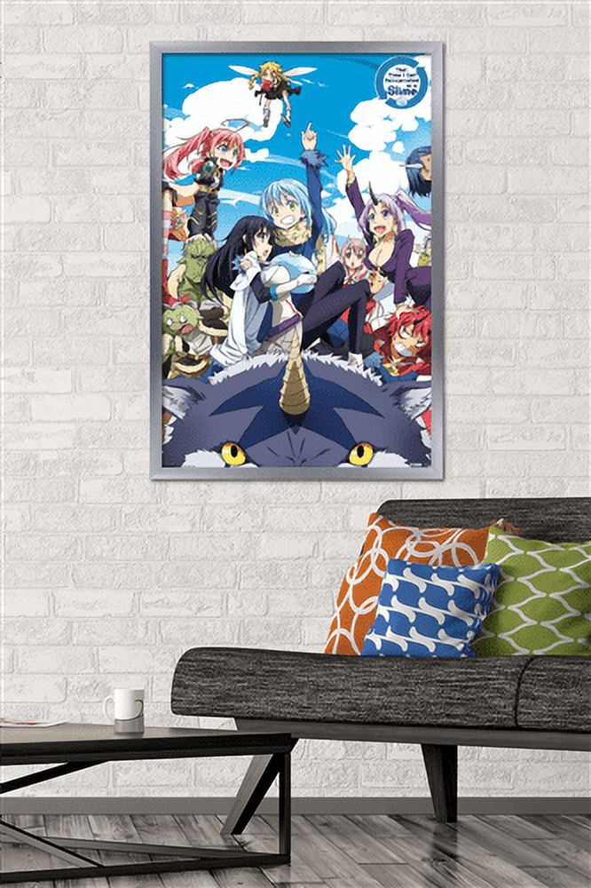 That Time I Got Reincarnated As A Slime - Group Wall Poster, 22.375" x 34", Framed