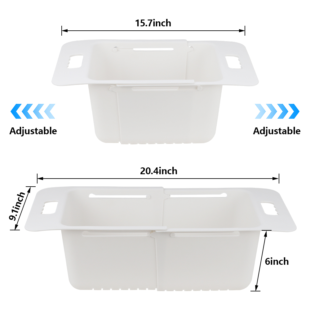 Adjustable Freezer Organizer Bins with Handle, Chest Freezer Dividers