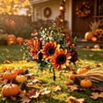 thumbnail image 5 of SLYNSHome Fall Sunflower Ground Stake, Artificial Autumn Floral Yard Decor for Thanksgiving, Harvest Pumpkin Patch Decoration, Halloween Outdoor Garden Ornament, 5 of 6