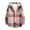 Pink #02, variant on Men Long Sleeve Quilted Lined Flannel Shirt Jacket with Hood Button-Down Flannel Plaid Hoodie Shirt Lightweight Jacket