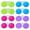 Colorful, variant on 4 Pack Blue Contact Lens Case Box Holder Container Soak Storage Kit