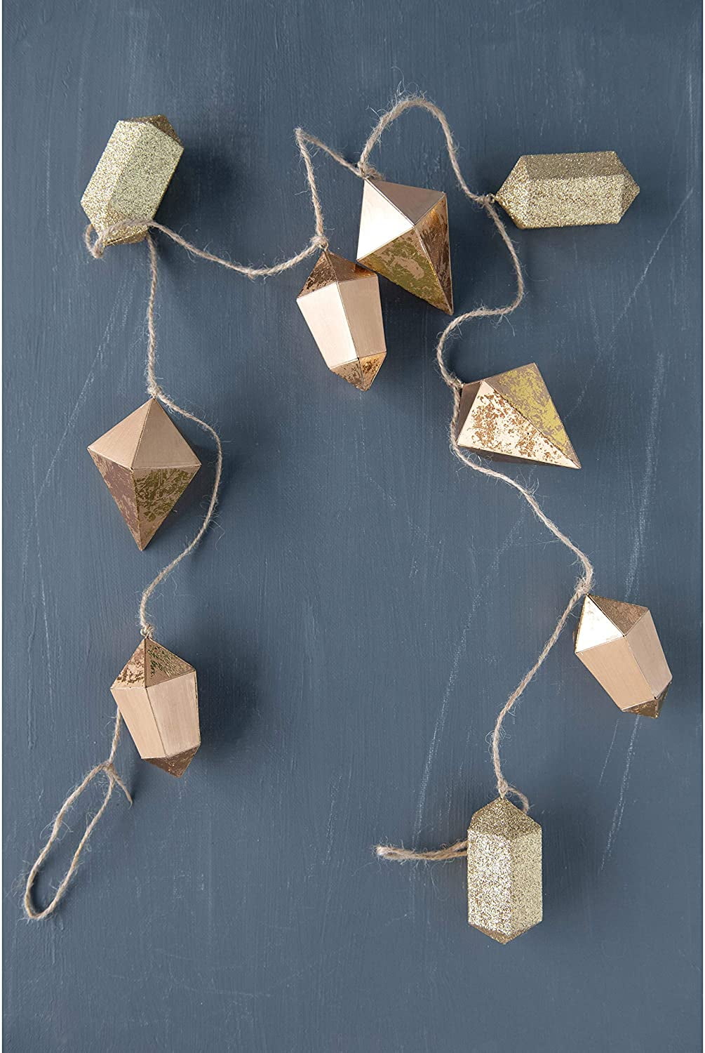 Gold Creative Co-op 79 Paper Star & Snowflake Garland Gold Creative Co-op 79 Paper Star & Snowflake Garland