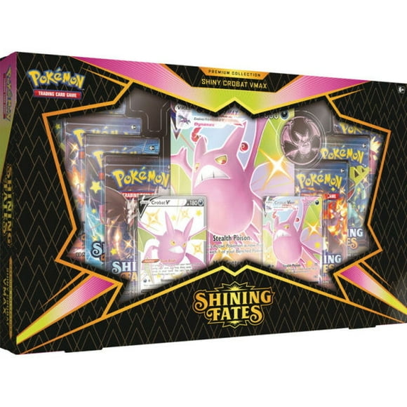 Pokemon TCG: Shining Fates Premium Collection - Shiny Crobat VMAX [Card Game, 2 Players]
