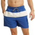 thumbnail image 1 of RIPT Essentials Shorts de Bain à Rayures Contrastées pour Hommes, 1 of 4