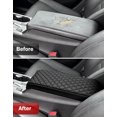 thumbnail image 7 of KBH Center Console Cover for 2013-2018 Acura RDX, Anti-Scratch Leather Armrest Pad Protector Interior Accessories, Black, 7 of 7