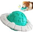 thumbnail image 1 of Azul - Juguetes masticables chirriantes para perros, juguetes interactivos de entrenamiento, pelotas de dentición resistentes y duraderas, frisbees y juguetes acuáticos (1 pieza), 1 of 5