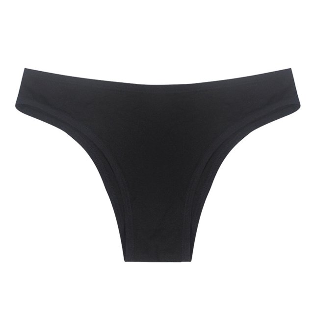 Ladies Comfortable General Briefs Mid Low Waist Breathable Seamless Solid Color Panties Trading Underwear Women