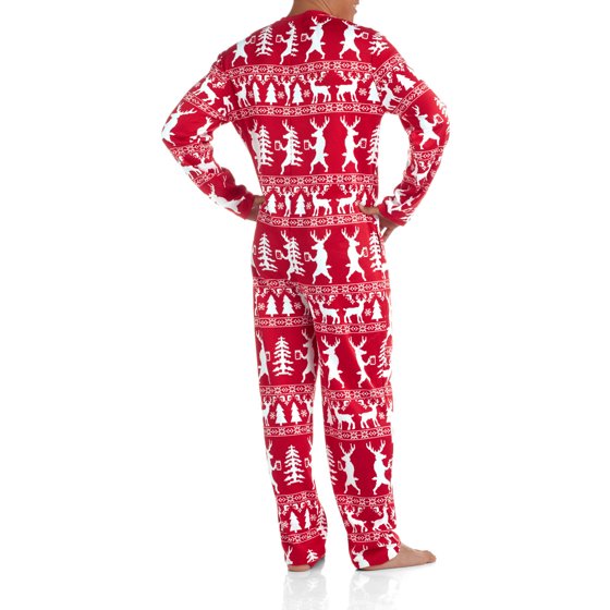 GREENSOURCE BRAND Men's Ugly Sweater Holiday Union Suit