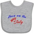 thumbnail image 3 of Inktastic Born on the 4th of July Boys or Girls Baby Bib, 3 of 4