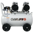 thumbnail image 2 of 2.5 HP Silent Air Compressor 13 Gallon, Oil-Free, Electric Shop Air Compressor Portable,Lightweight with Wheels, 70 dBA Noise Level, with Automatic Drain Valve,Light Gray, 2 of 28